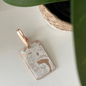 Rose Gold Luggage Tag